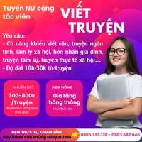 Tuyển CTV viết truyện online