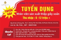 CÔNG TY TNHH QUILLING CARD VIET NAM